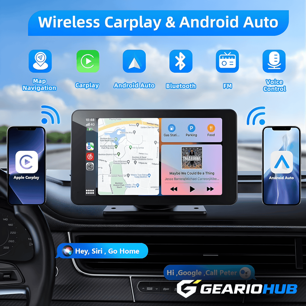 Geario™ CarPlay Screen for iPhone & Android