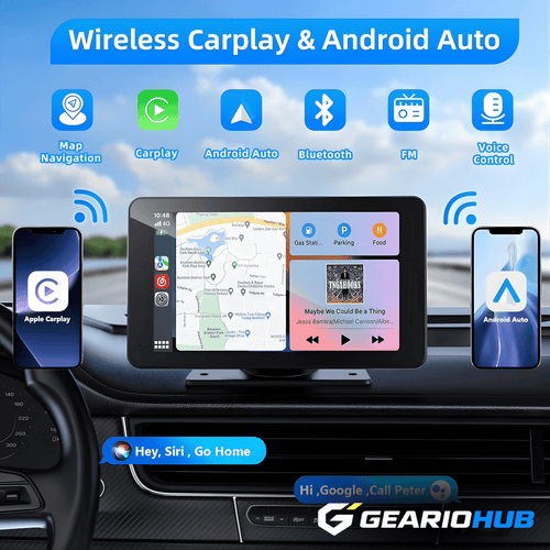 Geario™ CarPlay Screen for iPhone & Android